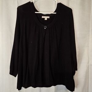 Plus Size open cardigan